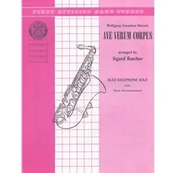Ave Verum Corpus – Alto Saxophone and Piano