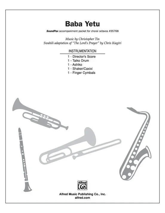 Baba Yetu SATB Divisi A Cappella Soundpax
