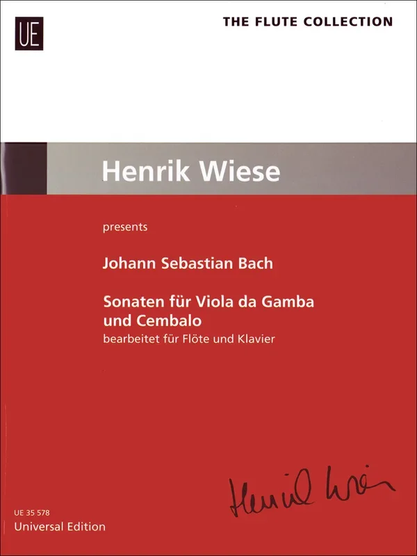 Bach: 3 Gamba (Cello) Sonatas, BWV 1027-1029 (arr. for flute and piano)