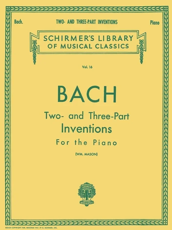 Bach – 2 And 3 Inventions For Piano Ed Mason (Softcover Book)