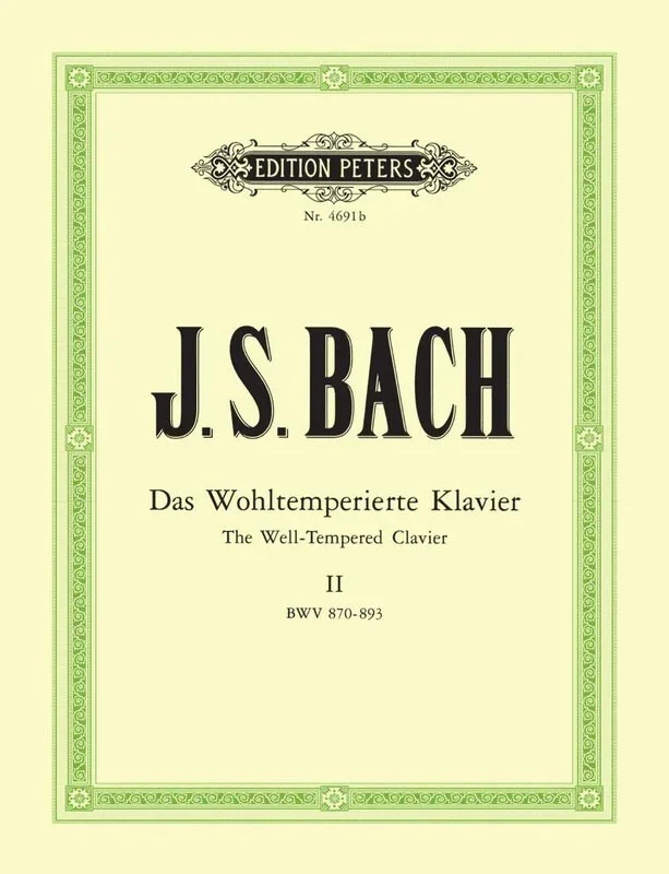 Bach – 48 Preludes And Fugues Vol 2 Urtext (Softcover Book)
