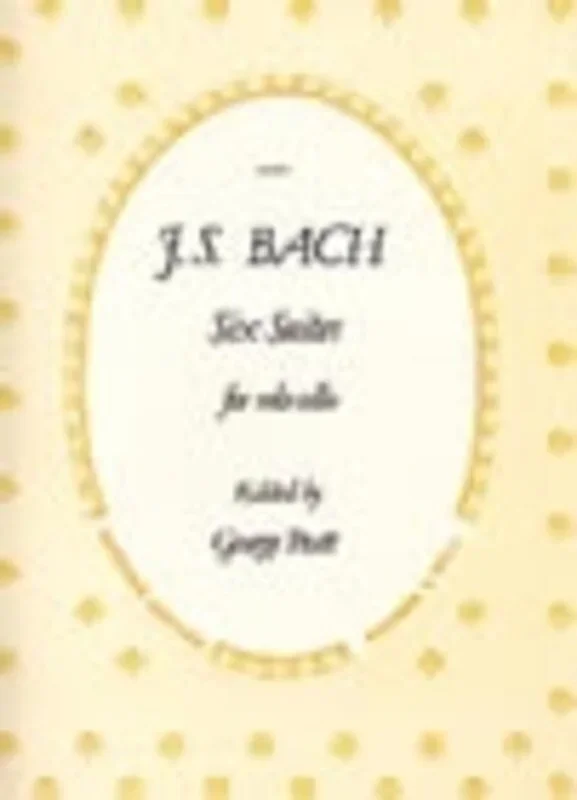 Bach – 6 Suites For Cello Bwv 1007-1012 Ed Pratt Such (Softcover Book)