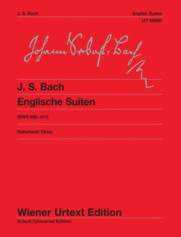 Bach – English Suites Bwv 806-811 Piano Urtext