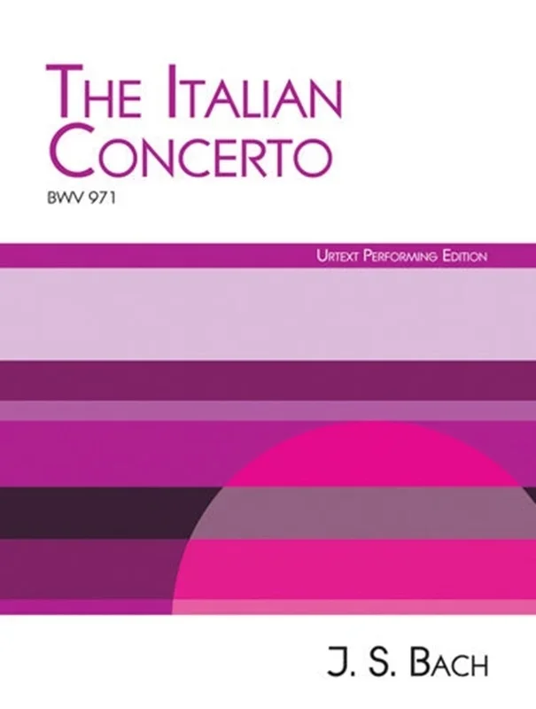 Bach – Italian Concerto Bwv 971 Urtext Softcover Book (Piano)