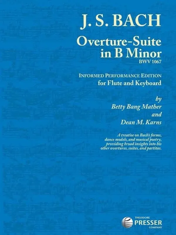 Bach – Overture Suite B Min Bwv 1067 Flute/Piano (Softcover Book)