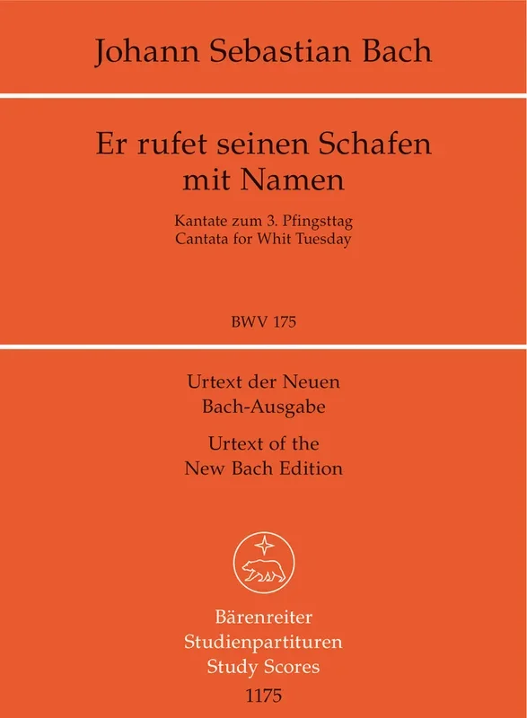 Bach: Cantata 175 – Study Score