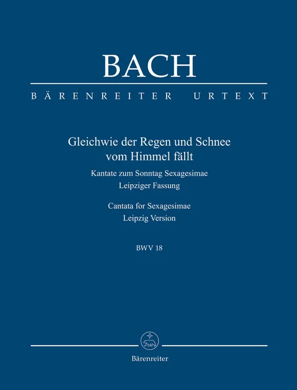 Bach: Cantata BWV18 – Study Score