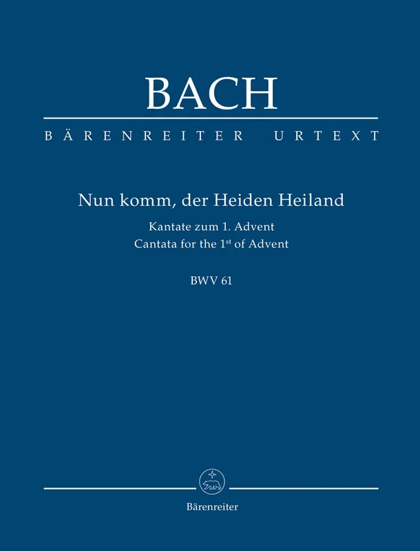 Bach: Cantata BWV61 – Study Score