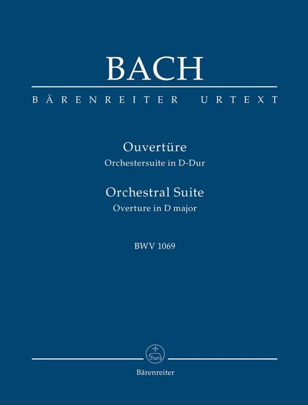 Bach: Overture No 4 D – Study Score
