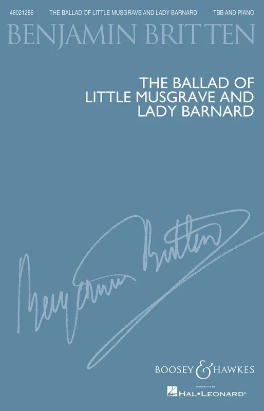 Ballad Of Little Musgrave And Barnard Tbb Book