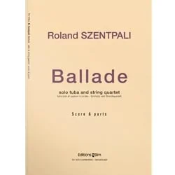 Ballade for Tuba and String Quartet – Piano Reduction