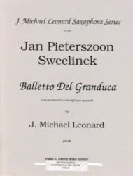 Balletto del Granduca – Sax Quartet SATB