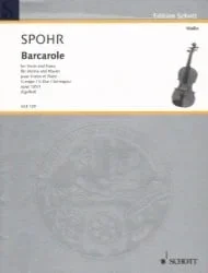 Barcarole in G Major, Op. 135, No. 1 – Violin and Piano