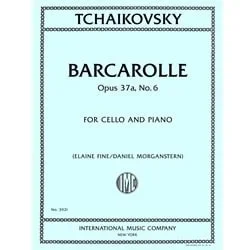 Barcarolle, Opus 37a, No. 6 – Cello and Piano