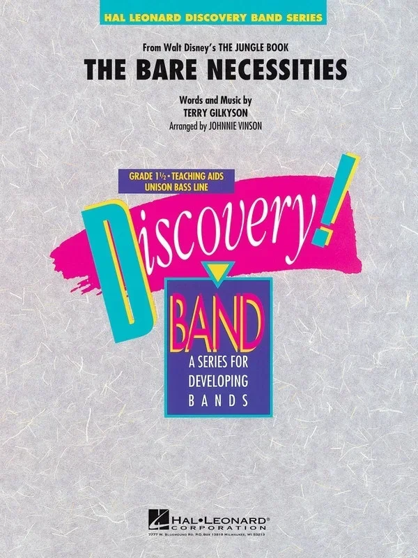 Bare Necessities Concert Band 1.5 Score/Parts