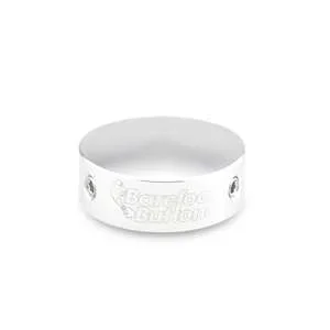 Barefoot Buttons V1 Standard – Silver
