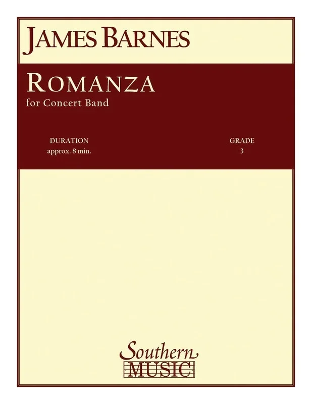Barnes – Romanza Concert Band 3 Score/Parts (Pod) (Music Score/Parts)