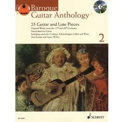 Baroque Guitar Anthology, Volume 2 (Bk/CD) – Classical Guitar