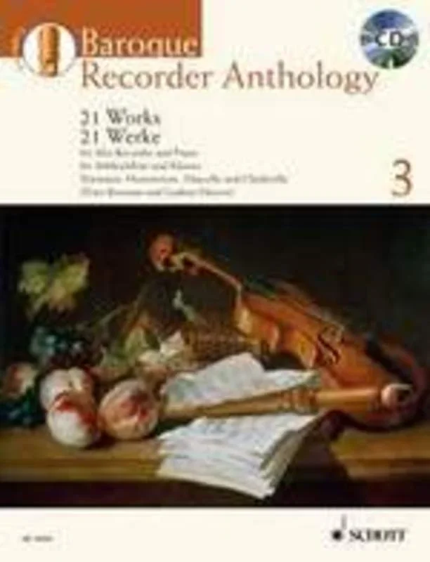 Baroque Recorder Anthology Book 3 Book/CD Book
