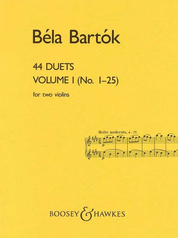 Bartok – 44 Violin Duets Vol 1 (Softcover Book)