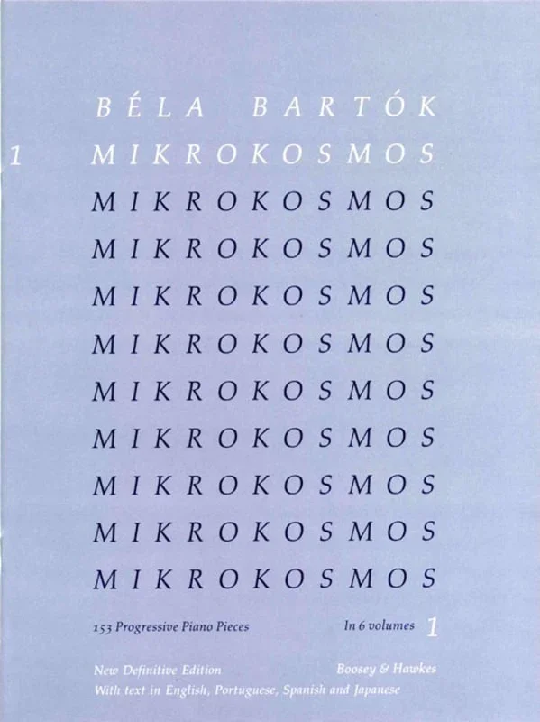 Bartok – Mikrokosmos Vol 1 Blue Book