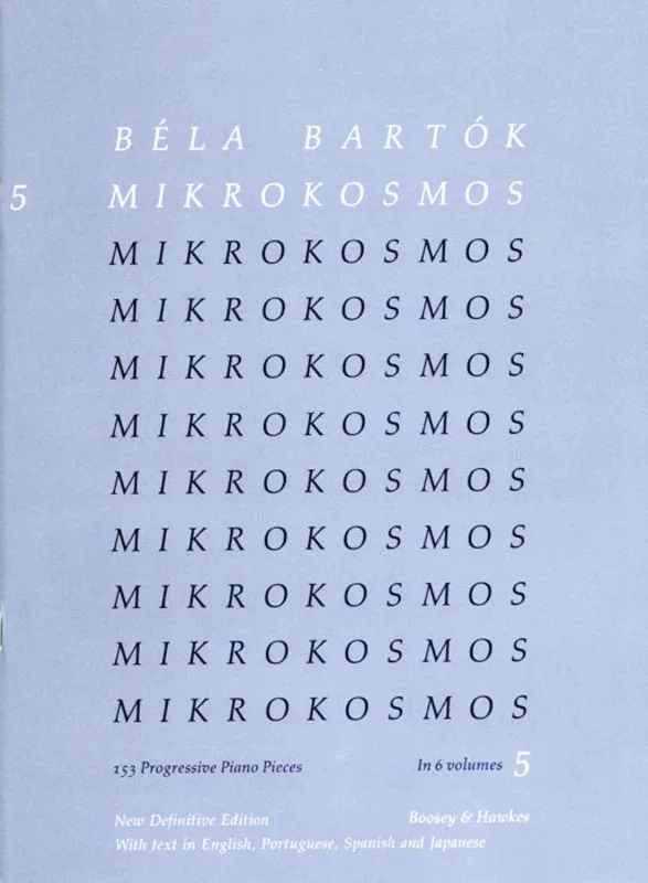 Bartok – Mikrokosmos Vol 5 Blue Book