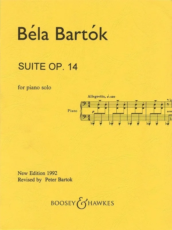 Bartok – Suite Op 14 Piano Solo (Softcover Book)