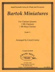 Bartok Miniatures – Clarinet Quartet