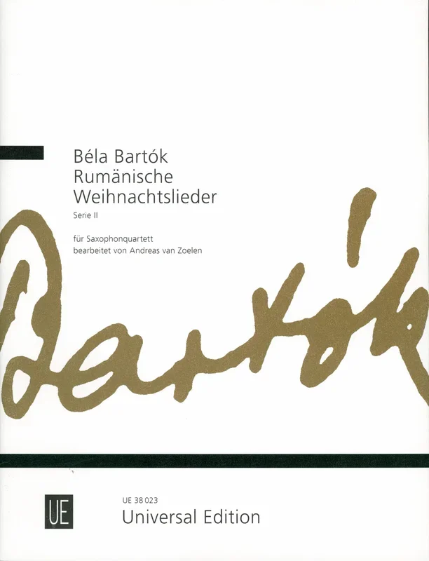 Bartók: Romanian Christmas Carols (arr. for sax quartet)