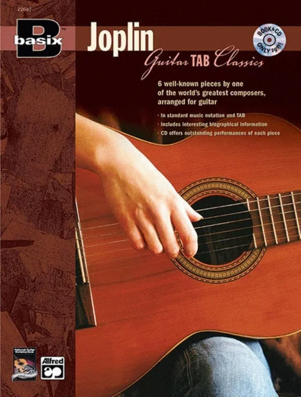 Basix Guitar TAB Classics Joplin Book/CD Book