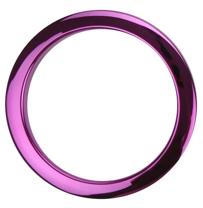 Bass Drum O’s 4″ Purple Chrome Drum O’s