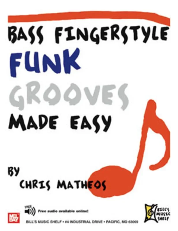 Bass Fingerstyle Funk Grooves Made Easy Book