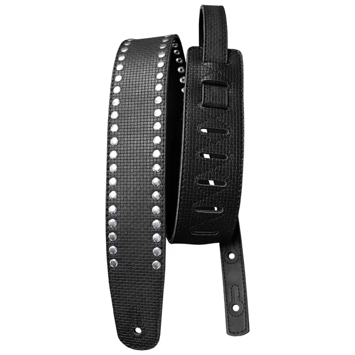 Basso Guitar Strap – Greco Metallic Black VTL-01, Hand-Crafted in Brazil, Limited Edition, 100% Recyclable