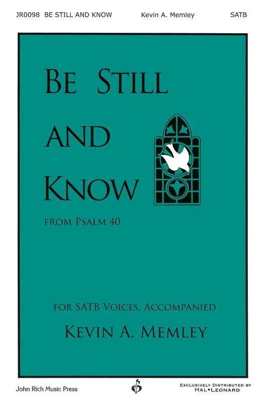 Be Still And Know SATB Book