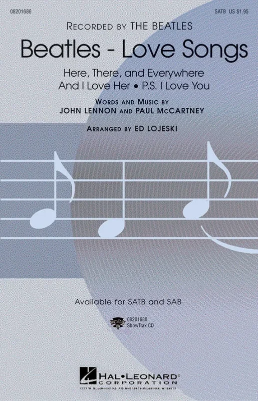Beatles Love Songs SAB (Octavo)