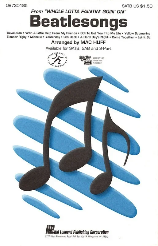 Beatlesongs Medley ShowTrax CD Arr Huff (CD Only)