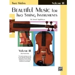 Beautiful Music for Two String Instruments, Vol. 3 – Viola