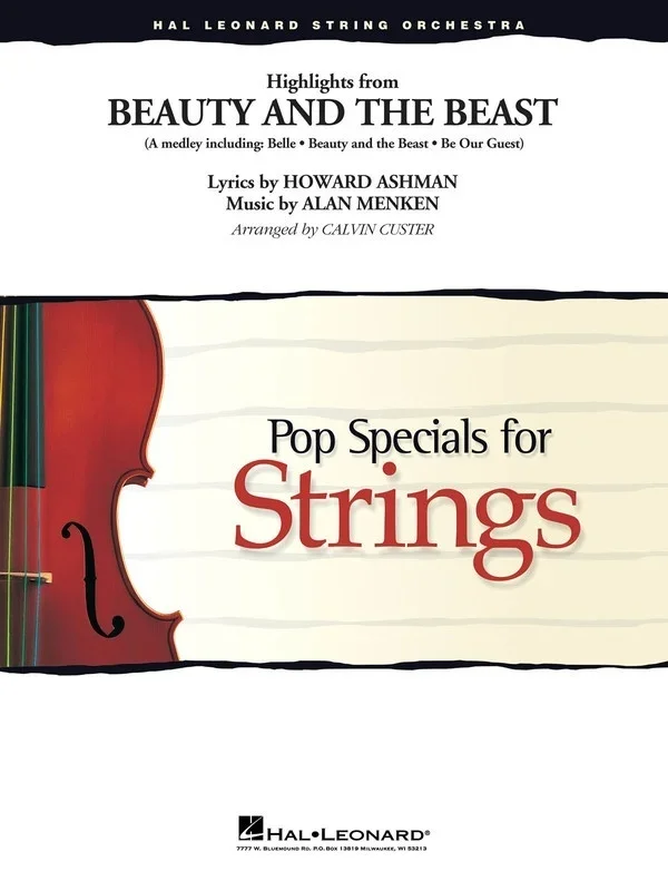 Beauty And The Beast Highlights So (Music Score/Parts)