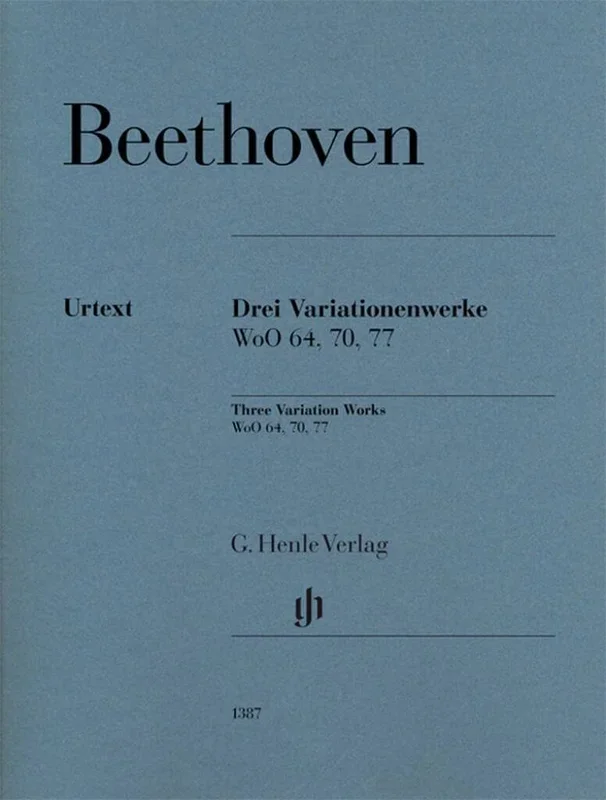 Beethoven: 3 Variation Works – WoO 64, 70 and 77