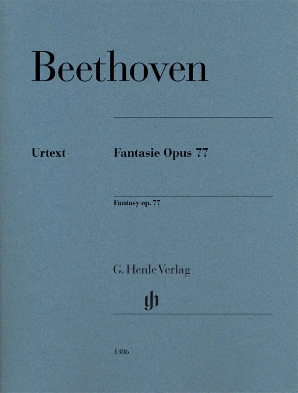 Beethoven – Fantasy Op 77 Piano (Softcover Book)