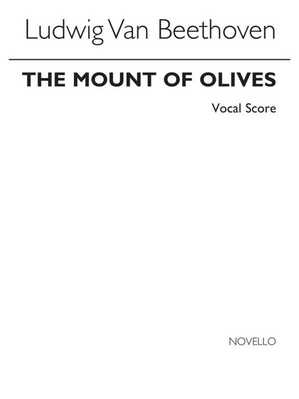Beethoven – The Mount Of Olives Vocal Score