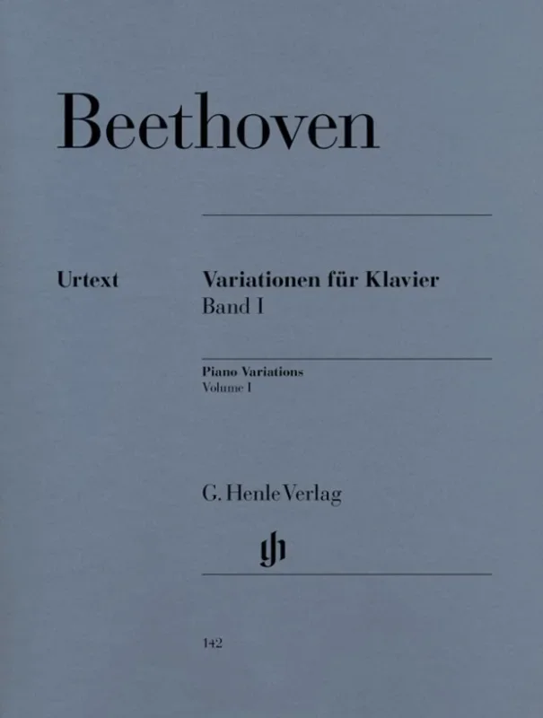 Beethoven – Variations For Piano Vol 1 Urtext Book