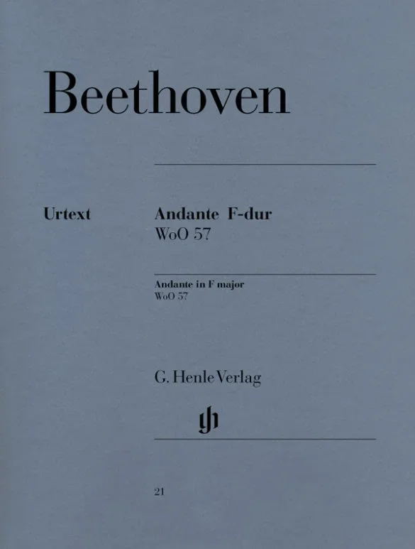 Beethoven: Andante in F Major WoO 57 (Andante favori) for Piano Solo