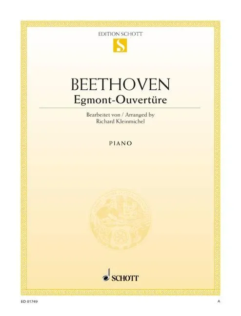 Beethoven: Egmont Overture, Op. 84 (arr. for piano)
