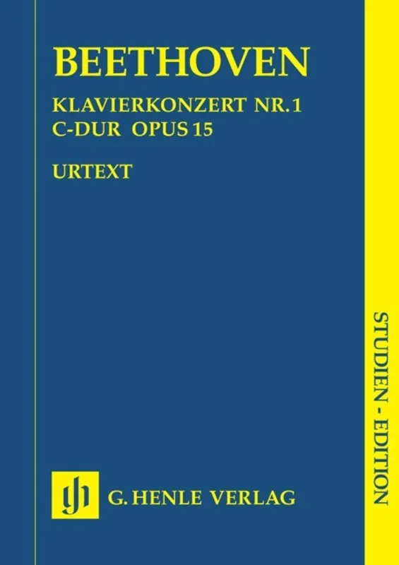 Beethoven: Piano Concerto No 1 in C Major Op 15 Study Score