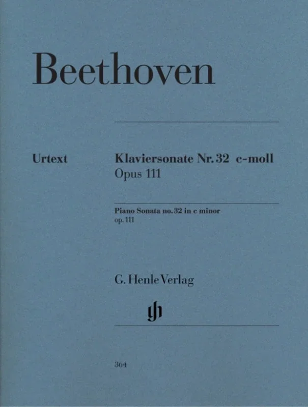 Beethoven: Piano Sonata No 32 in C Minor Op 111
