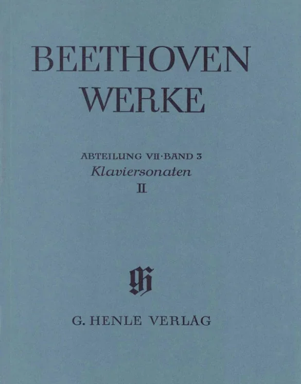 Beethoven: Piano Sonatas Volume 2 Full Score