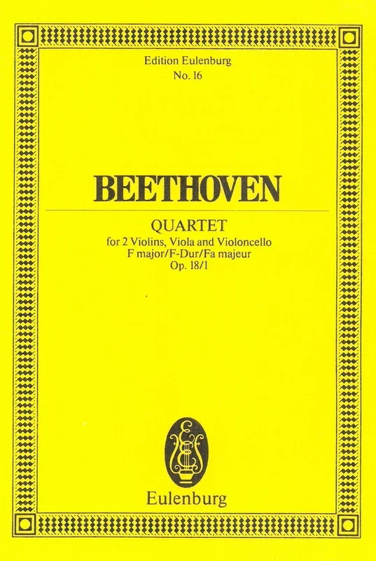 Beethoven: String Quartet in F Major, Op. 18, No. 1