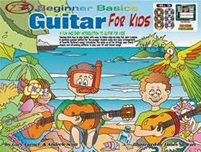 Beginner Basics Guitar For Kids Book/CD(3)/DVD(3) Book