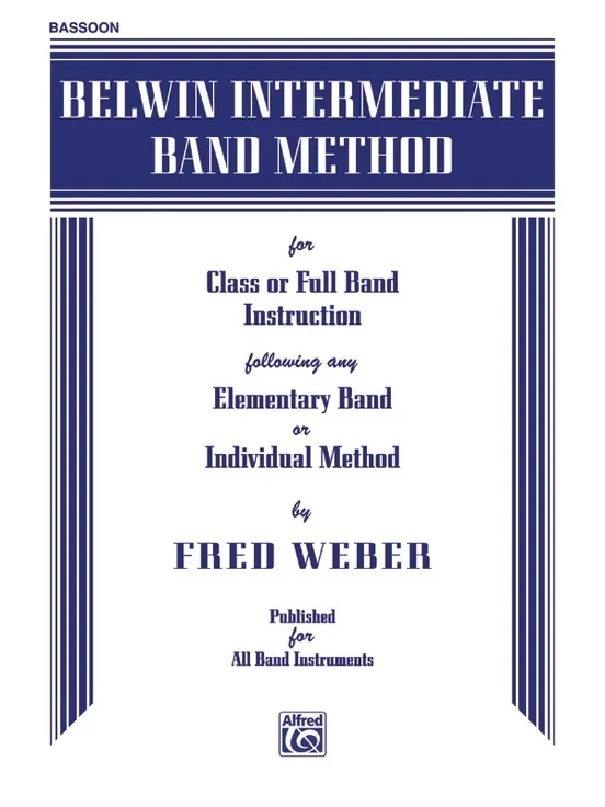 Belwin Intermediate Band Method Bassoon
